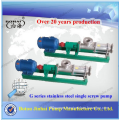 Hydraulic portable sewage screw pump